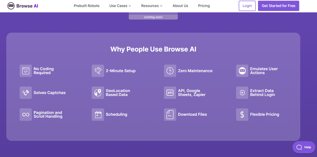 Browse AI For AI: Review, Features & Use Cases